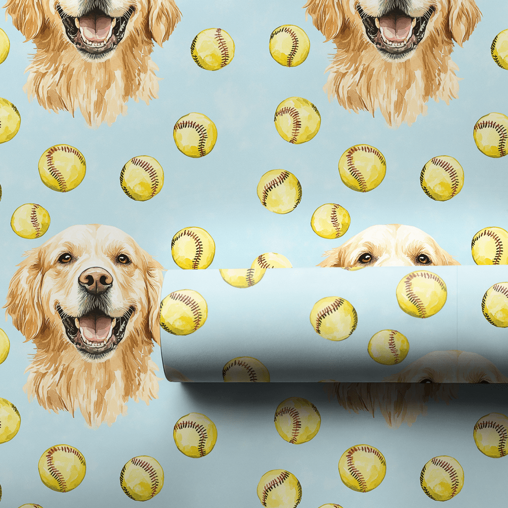 Golden Slugger - Wrapping Paper - Aspen & Arlo