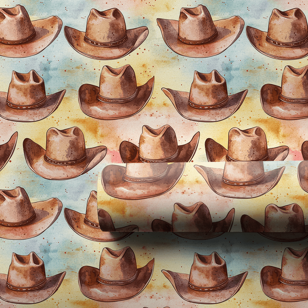 Wrangle Up Cowboy - Wrapping Paper - Aspen & Arlo