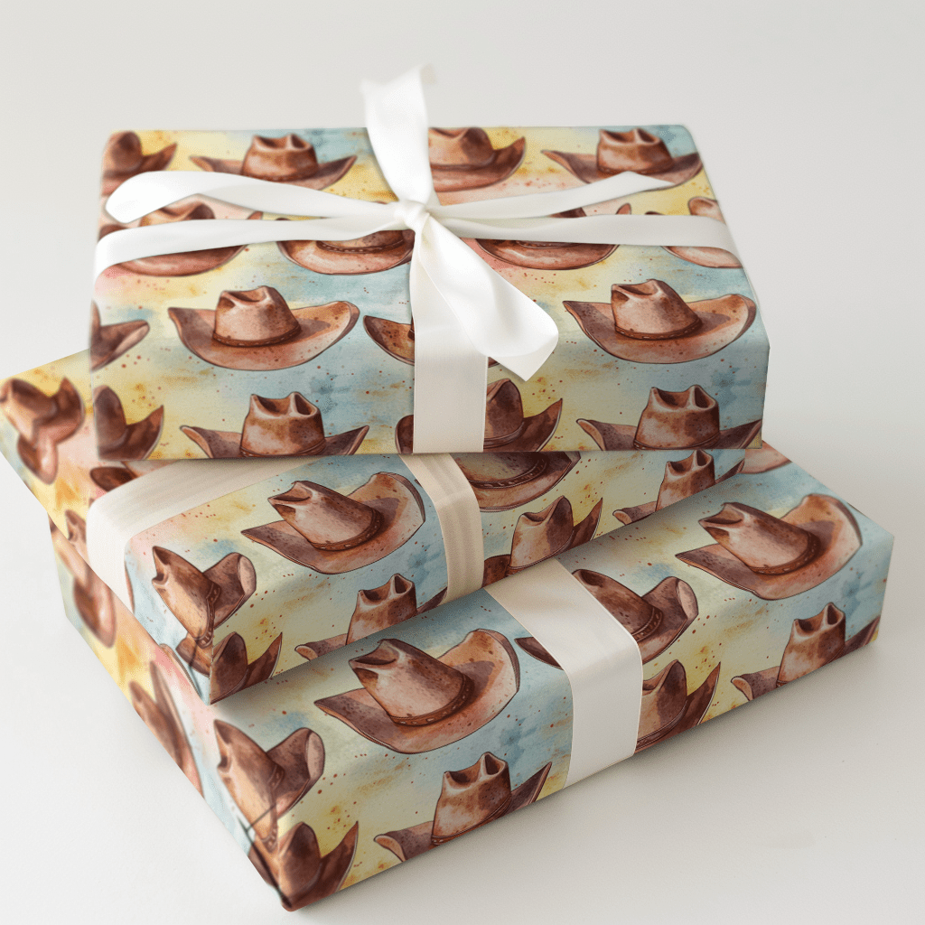 Wrangle Up Cowboy - Wrapping Paper - Aspen & Arlo