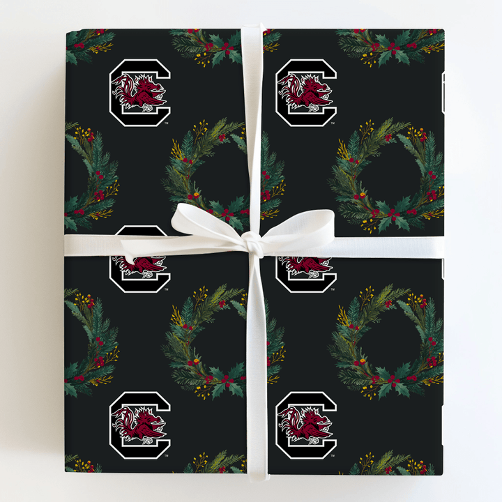 SC Wreath - Wrapping Paper - Aspen & Arlo