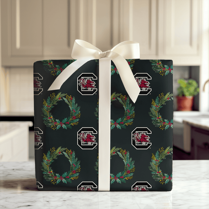 SC Wreath - Wrapping Paper - Aspen & Arlo