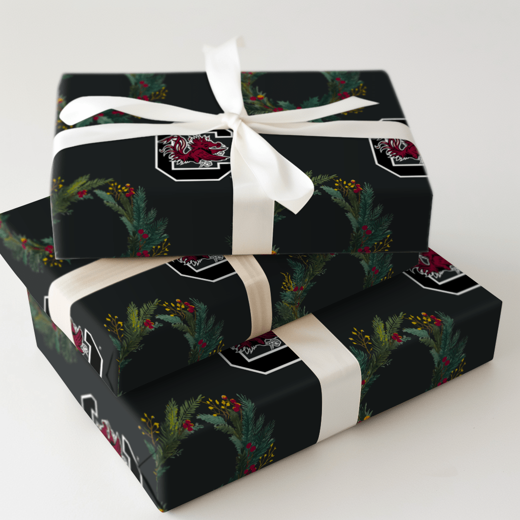 SC Wreath - Wrapping Paper - Aspen & Arlo