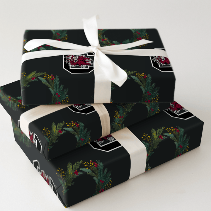 SC Wreath - Wrapping Paper - Aspen & Arlo