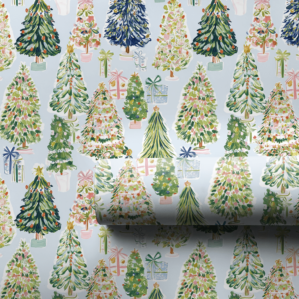 Blueberry Cotton Candy - Wrapping Paper - Aspen & Arlo