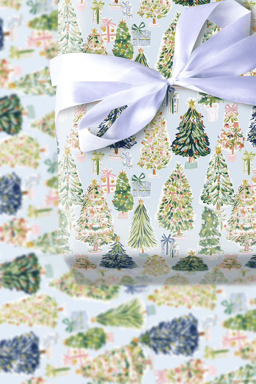 Blueberry Cotton Candy - Wrapping Paper - Aspen & Arlo