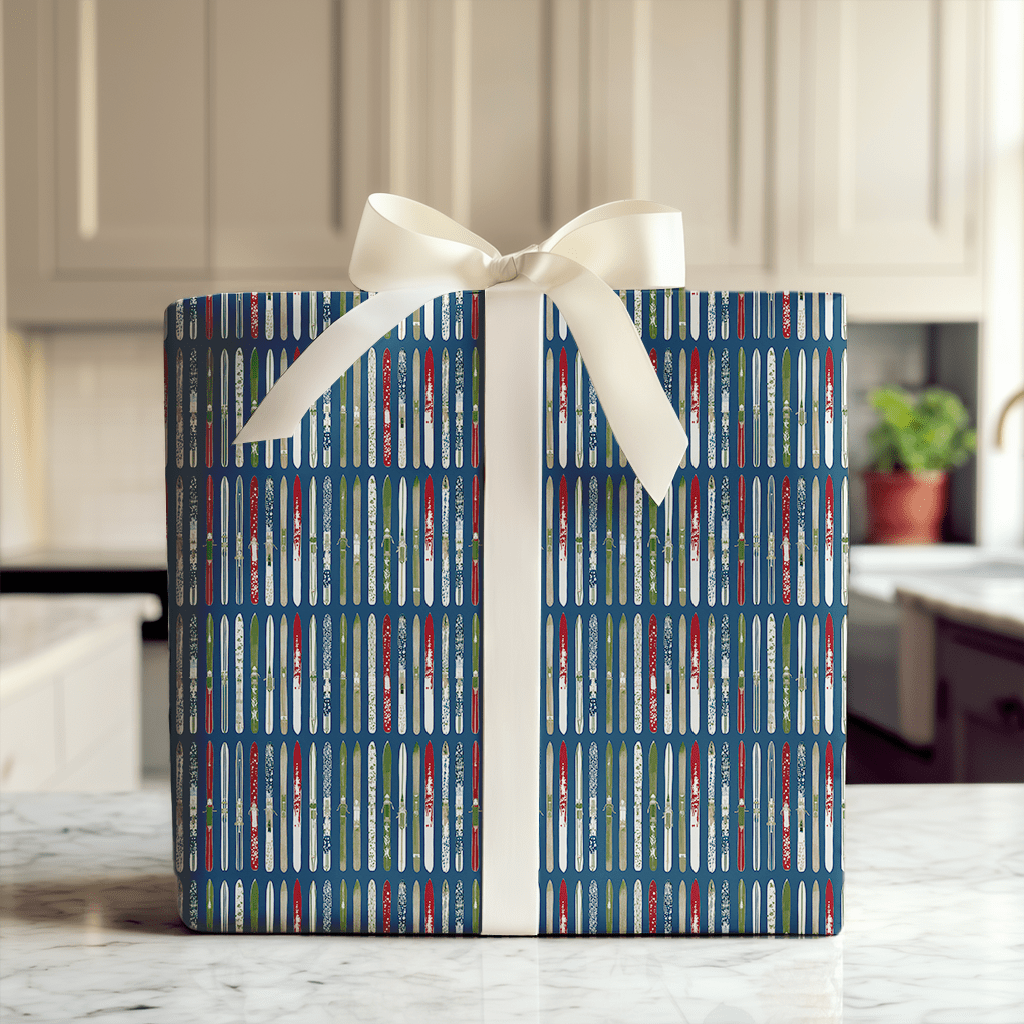 Vintage Ski Trip - Wrapping Paper - Aspen & Arlo