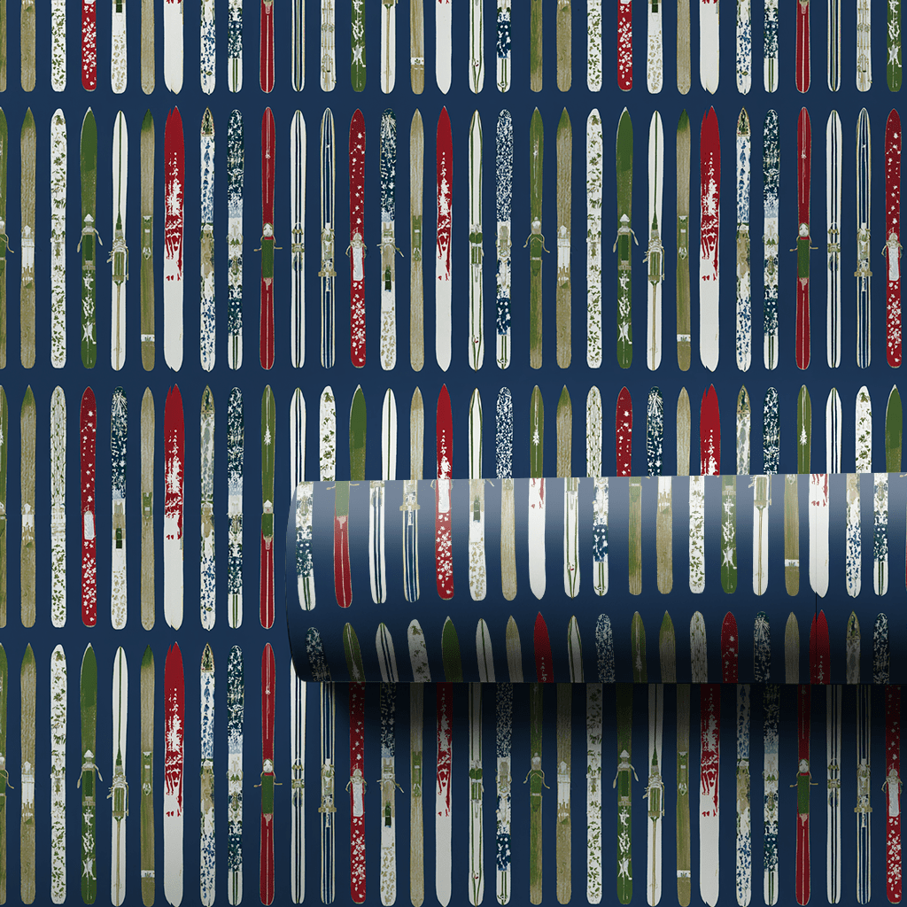 Vintage Ski Trip - Wrapping Paper - Aspen & Arlo