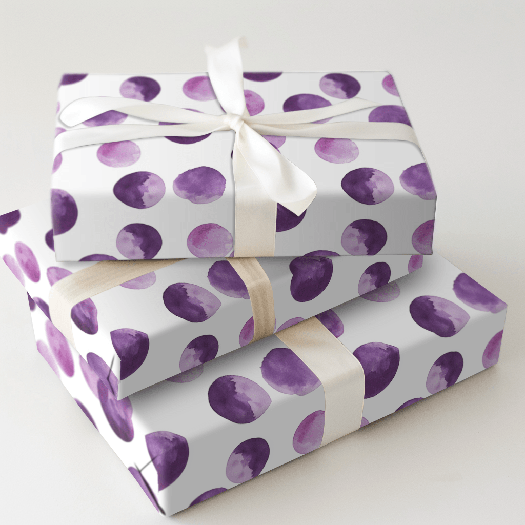 Iris Dot - Wrapping Paper - Aspen & Arlo