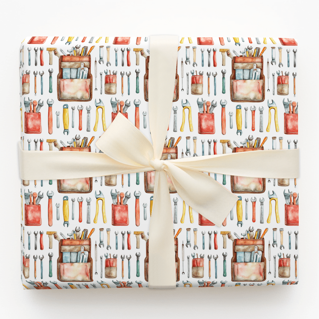 Ruler of the Toolbelt - Wrapping Paper - Aspen & Arlo