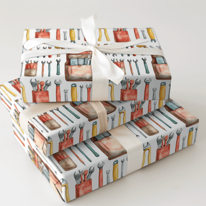 Ruler of the Toolbelt - Wrapping Paper - Aspen & Arlo