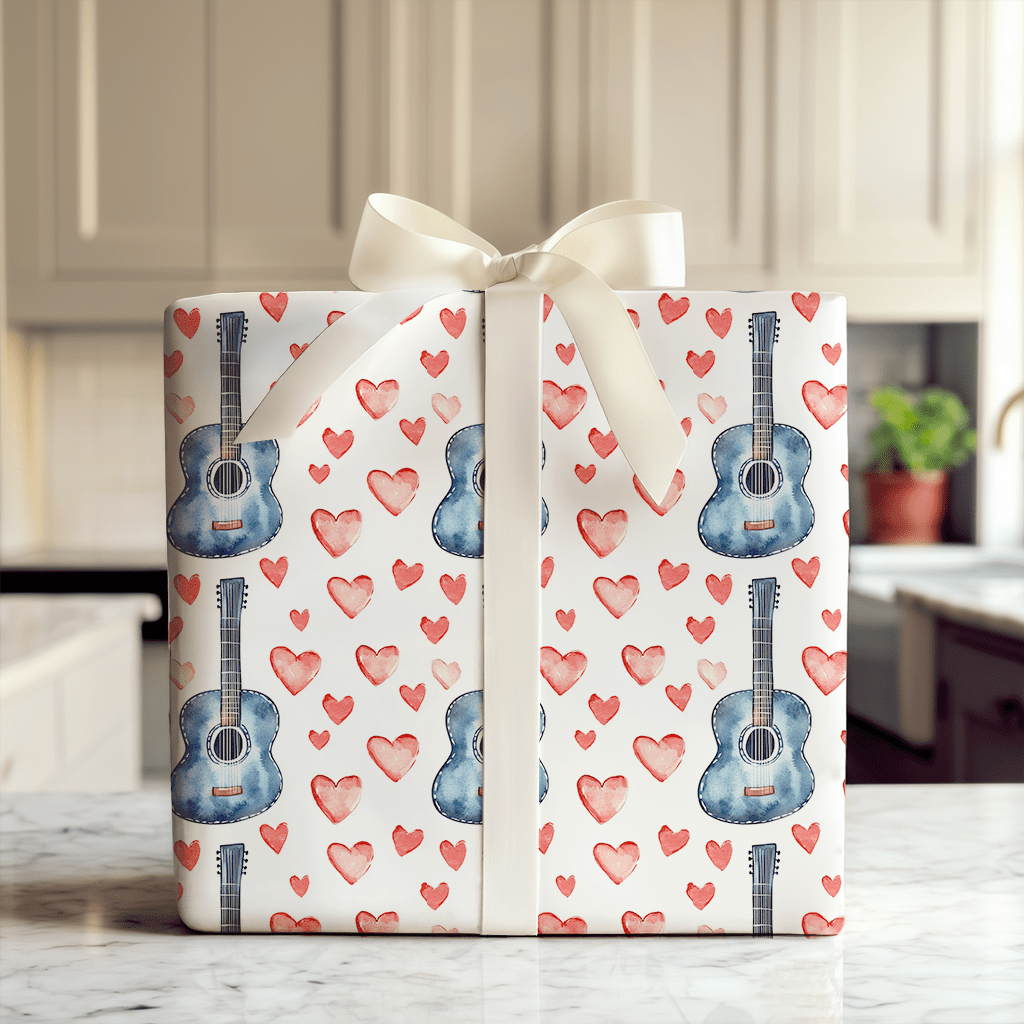 Tuned to Love - Wrapping Paper - Aspen & Arlo