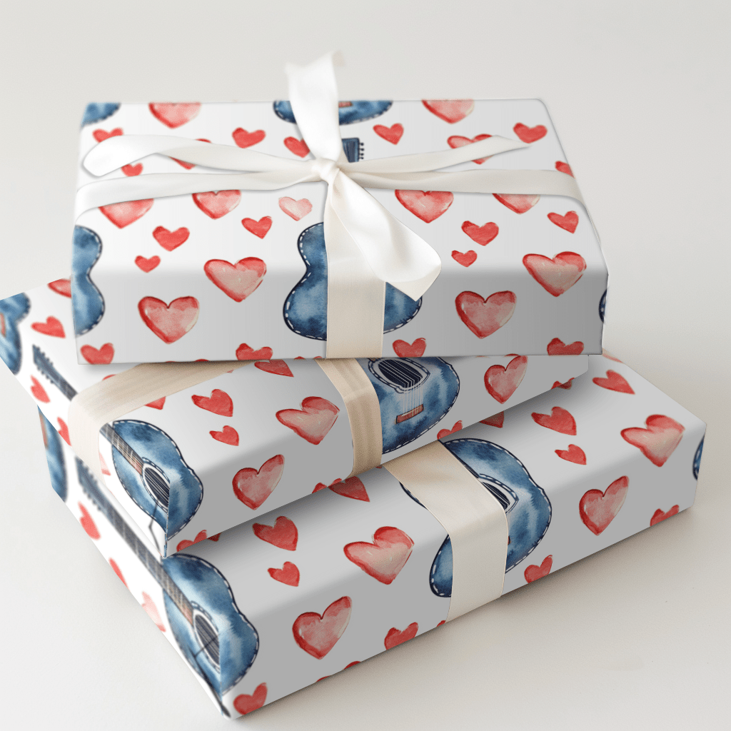 Tuned to Love - Wrapping Paper - Aspen & Arlo
