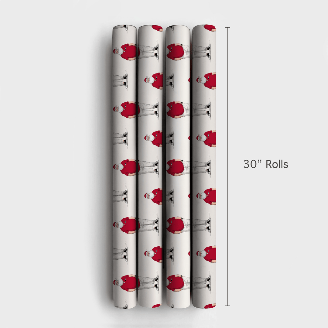 UGA Santa Polo - Wrapping Paper - Aspen & Arlo