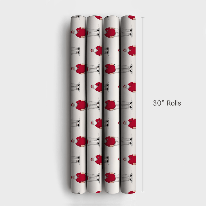 UGA Santa Polo - Wrapping Paper - Aspen & Arlo