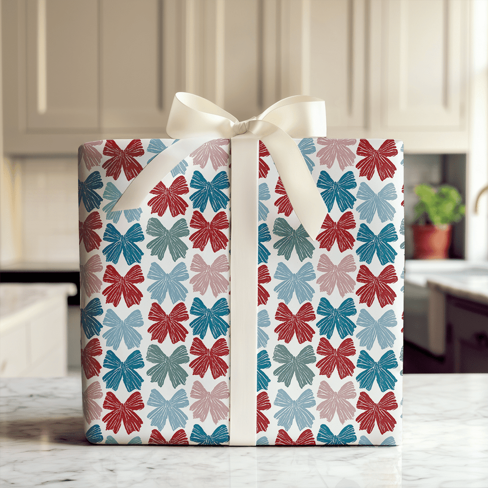 Festive Ties - Wrapping Paper - Aspen & Arlo