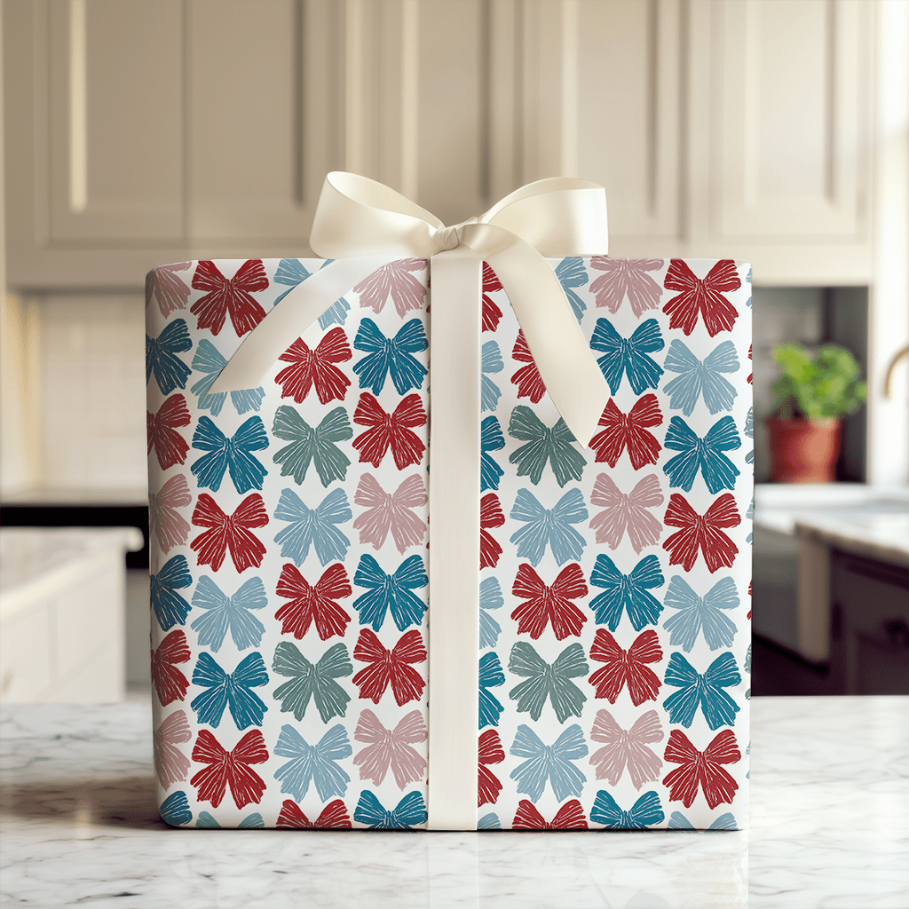 Festive Ties - Wrapping Paper - Aspen & Arlo
