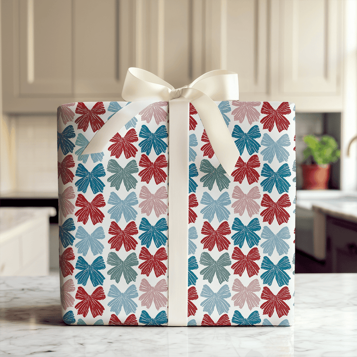 Festive Ties - Wrapping Paper - Aspen & Arlo