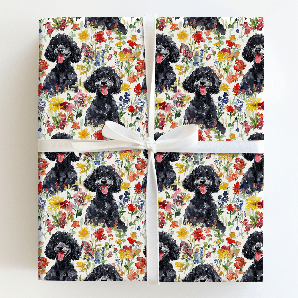 Garden with the Black Poodle - Wrapping Paper - Aspen & Arlo