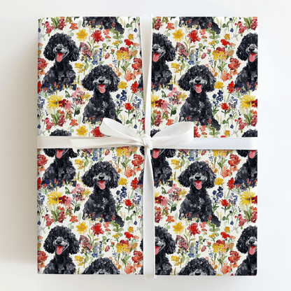 Garden with the Black Poodle - Wrapping Paper - Aspen & Arlo