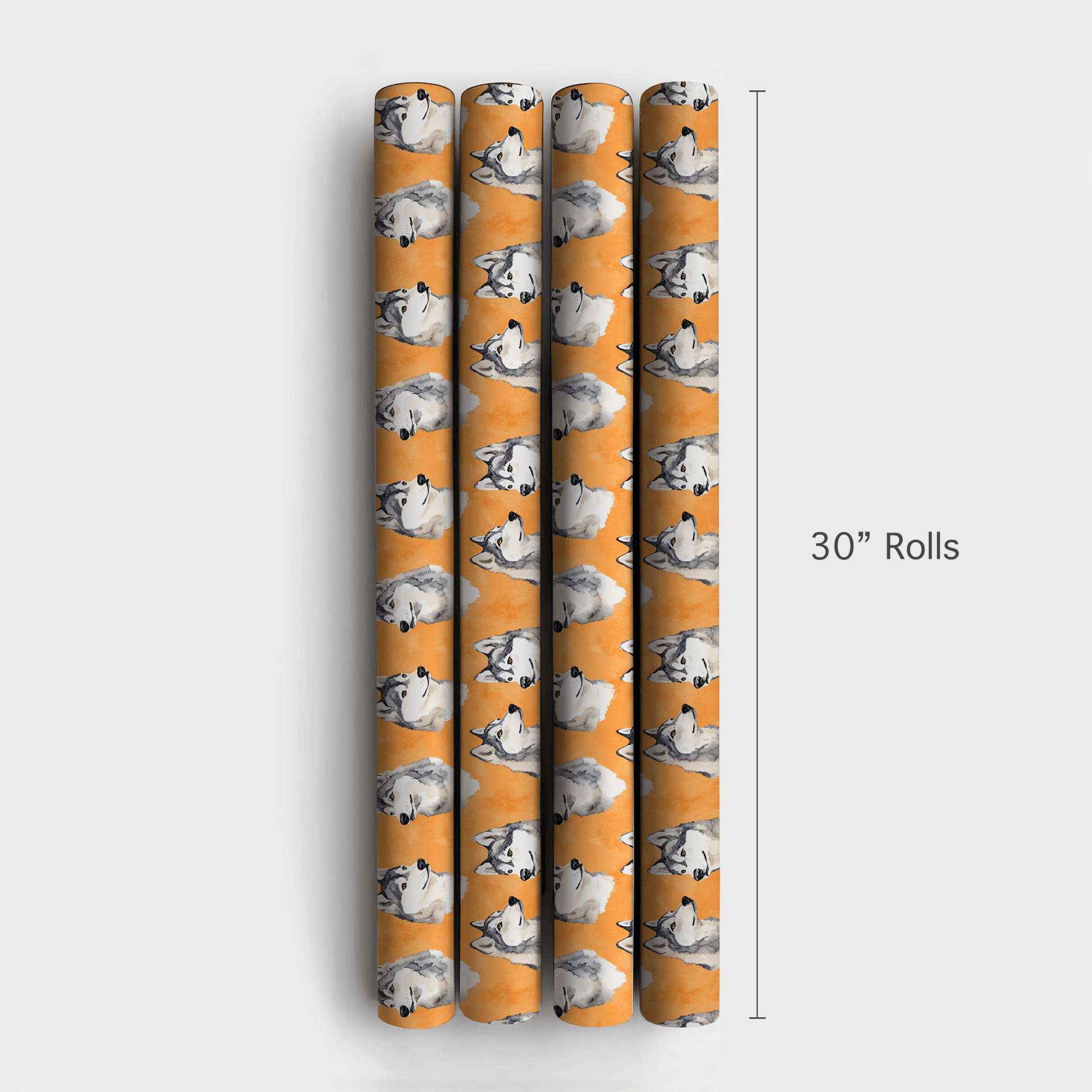 Go Husky Orange - Wrapping Paper - Aspen & Arlo