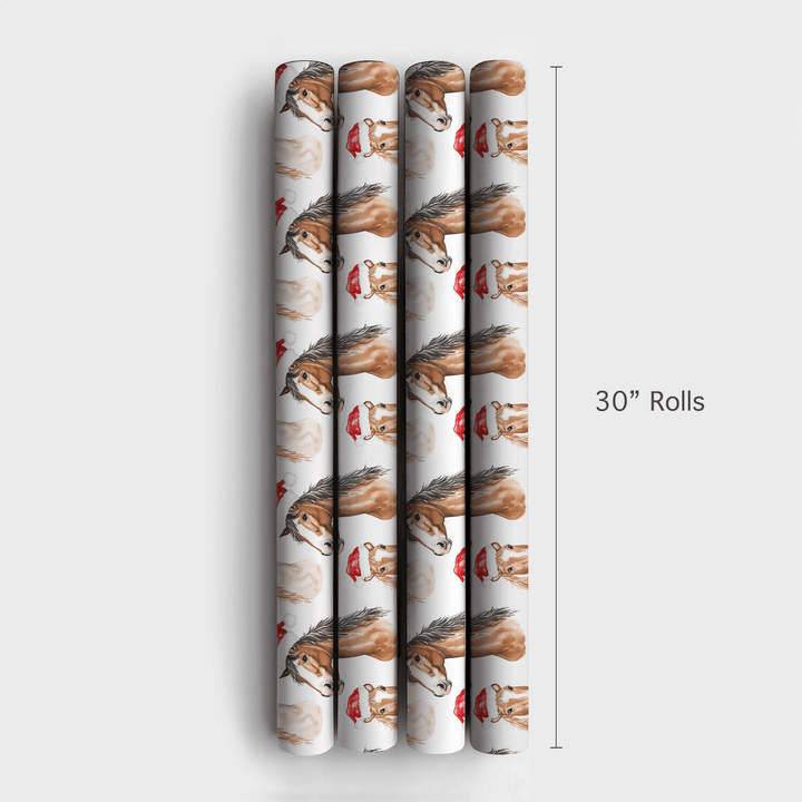 Reining Christmas - Wrapping Paper - Aspen & Arlo