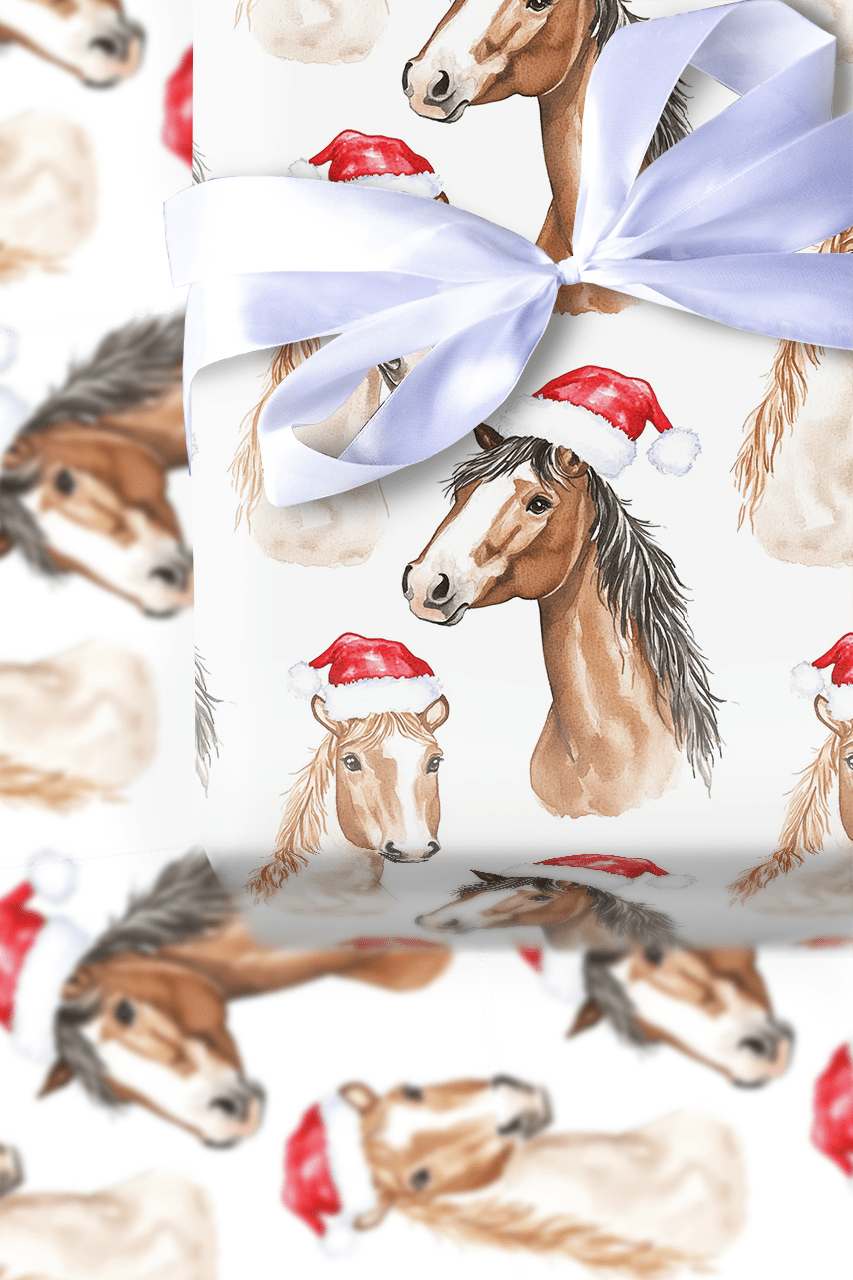 Reining Christmas - Wrapping Paper - Aspen & Arlo