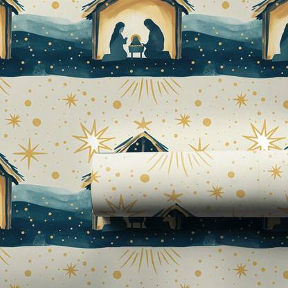 King is Born - Wrapping Paper - Aspen & Arlo