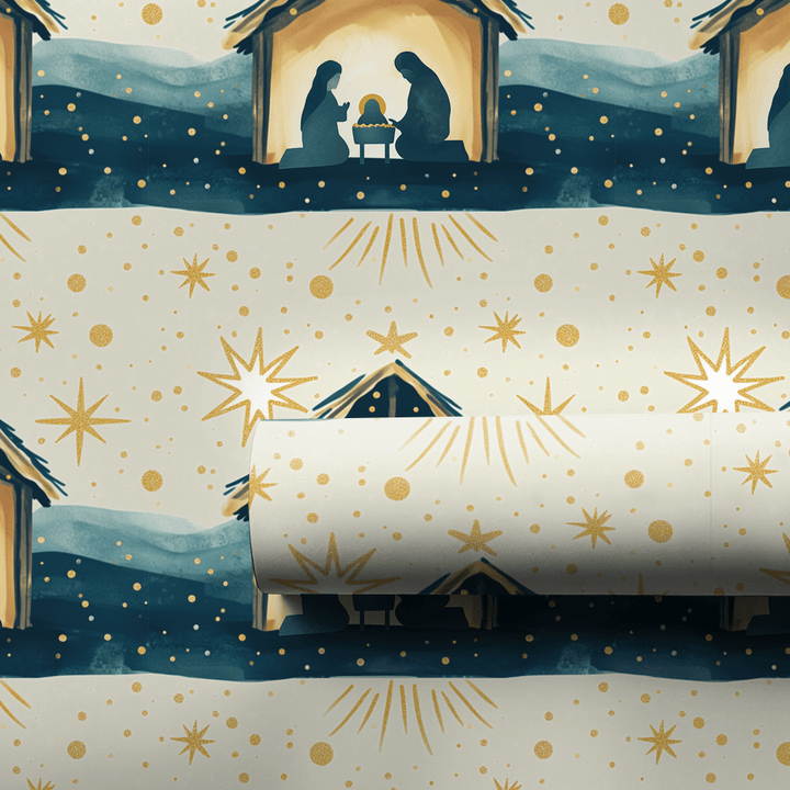 King is Born - Wrapping Paper - Aspen & Arlo