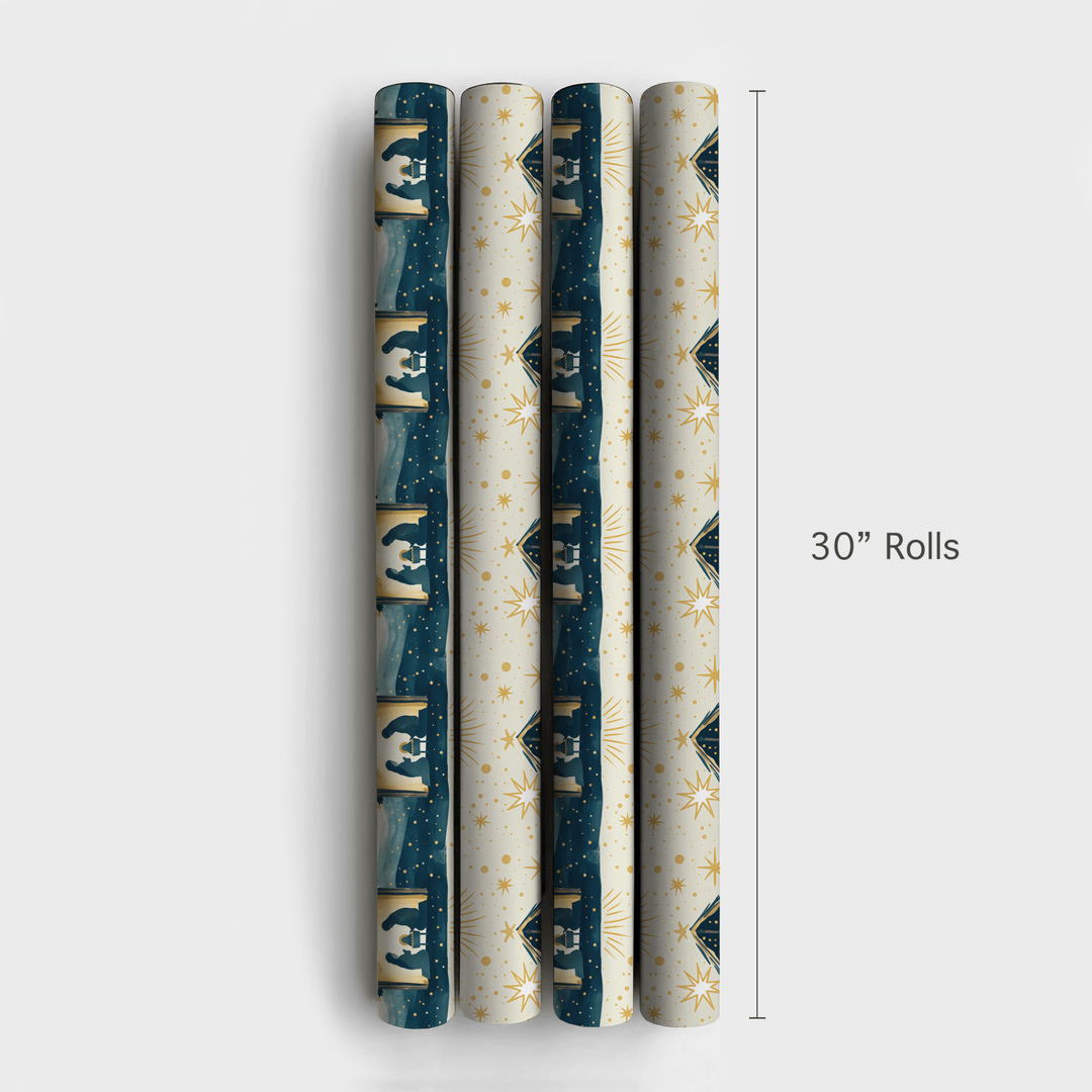 King is Born - Wrapping Paper - Aspen & Arlo
