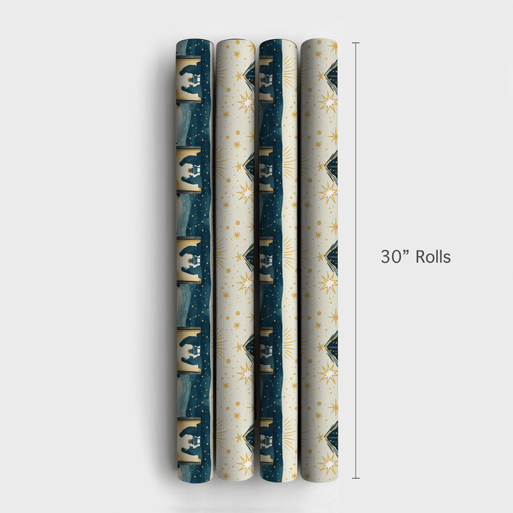 King is Born - Wrapping Paper - Aspen & Arlo