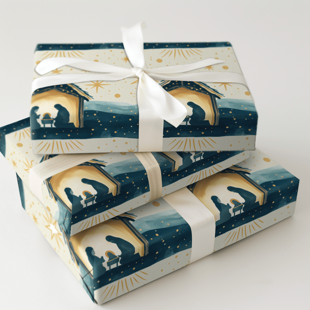 King is Born - Wrapping Paper - Aspen & Arlo