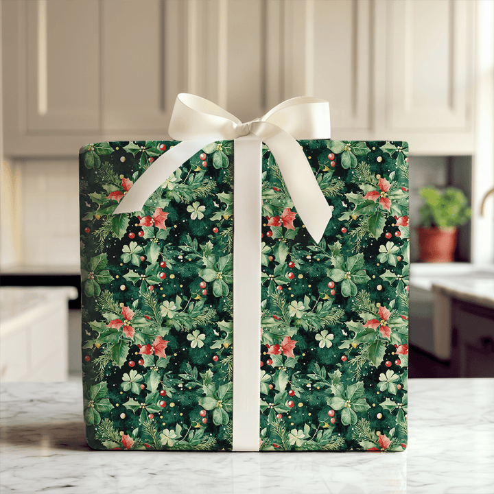 Lucky Holly - Wrapping Paper - Aspen & Arlo