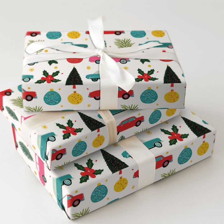 Vintage Traveler - Wrapping Paper - Aspen & Arlo