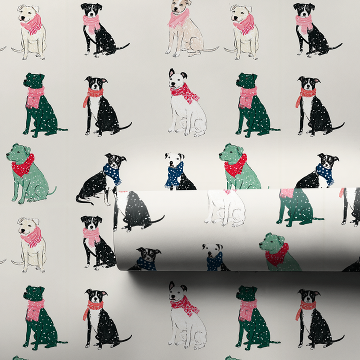 Snow Scarf Pitbulls