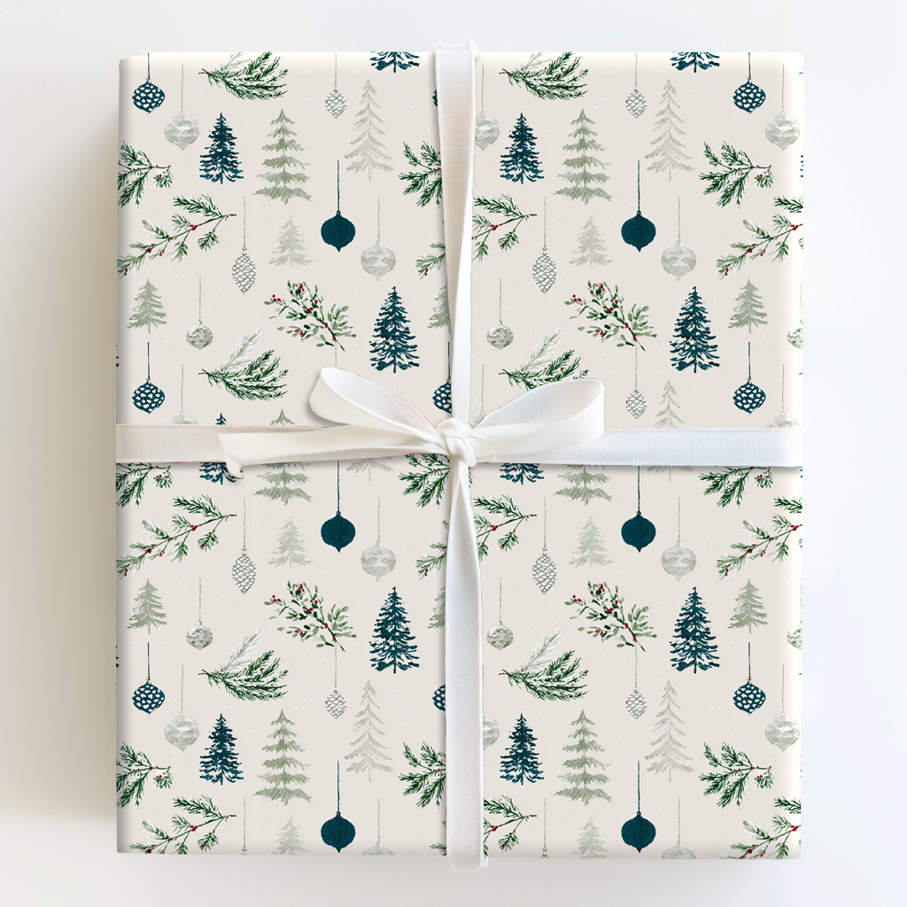 Ornamental Pine Toile