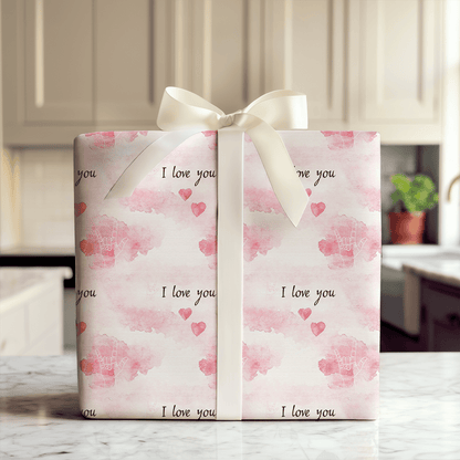 A Sign of Love - Wrapping Paper - Aspen & Arlo