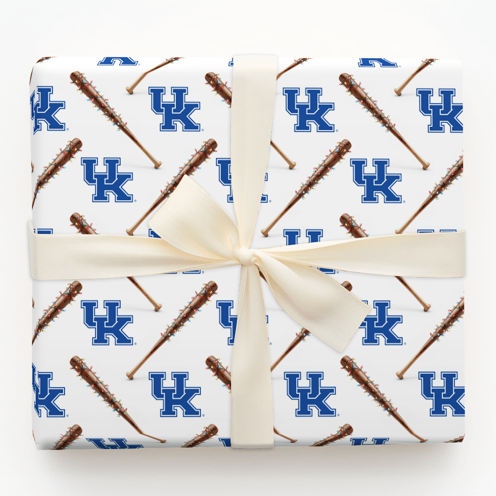 Wildcat Holiday Sluggers - Wrapping Paper - Aspen & Arlo