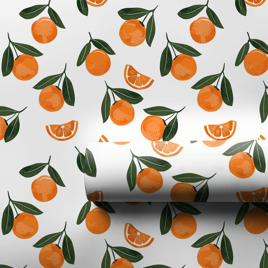 Orange Slice - Wrapping Paper - Aspen & Arlo