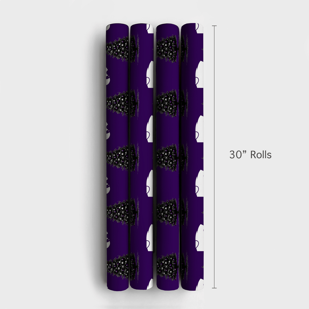 Powercat Pine Tree - Wrapping Paper - Aspen & Arlo
