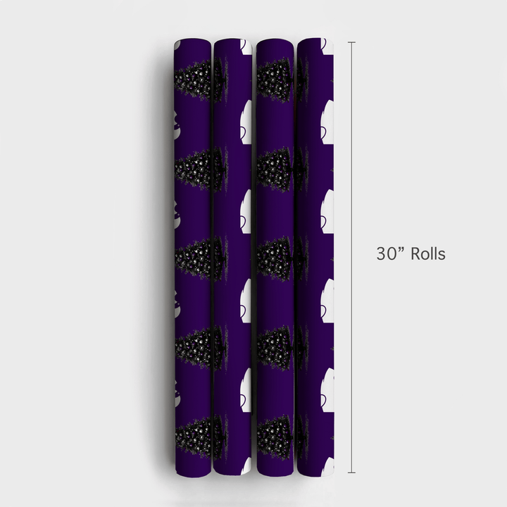 Powercat Pine Tree - Wrapping Paper - Aspen & Arlo