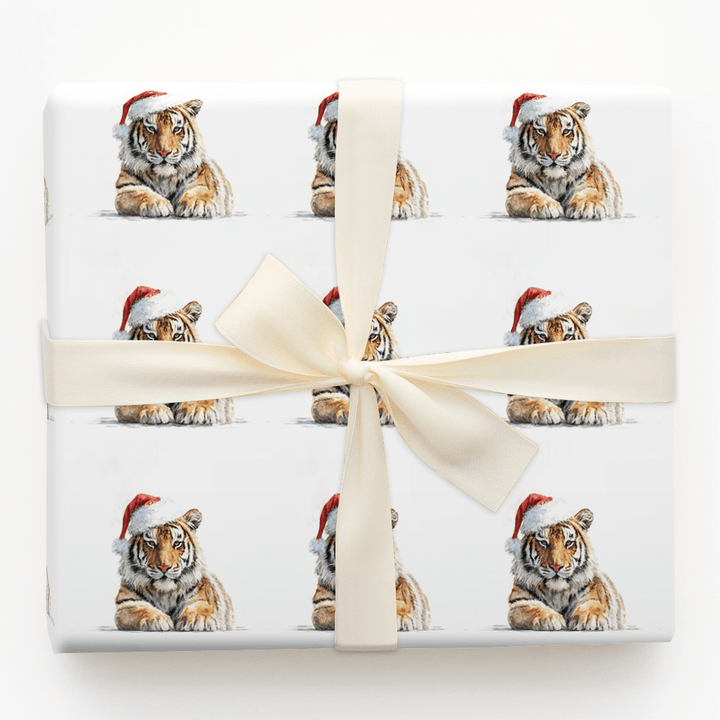 Festive Feline - Wrapping Paper - Aspen & Arlo