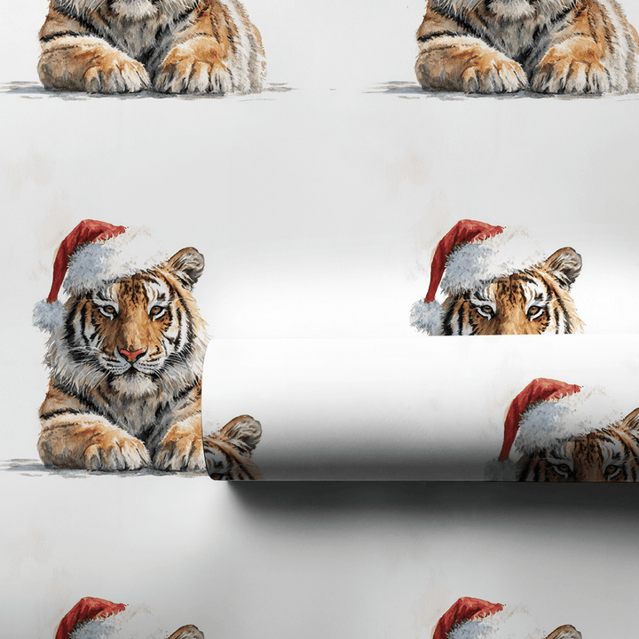 Festive Feline - Wrapping Paper - Aspen & Arlo