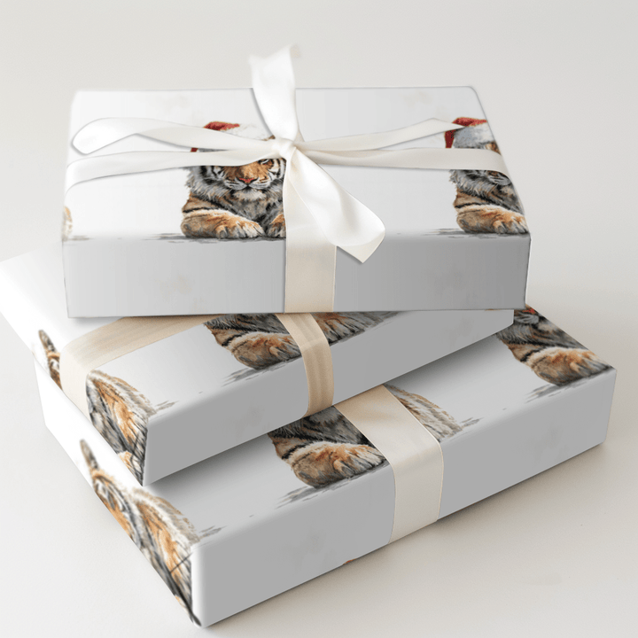 Festive Feline - Wrapping Paper - Aspen & Arlo