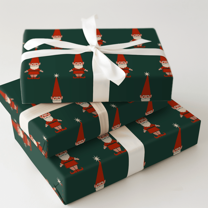 Vintage Elves - Wrapping Paper - Aspen & Arlo