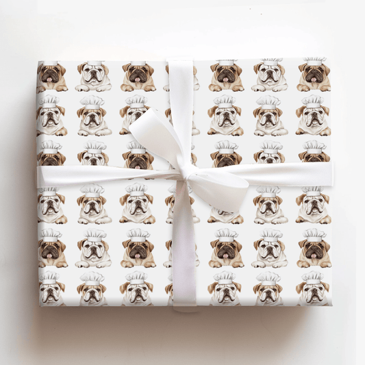Cooking with the Bulldogs - Wrapping Paper - Aspen & Arlo