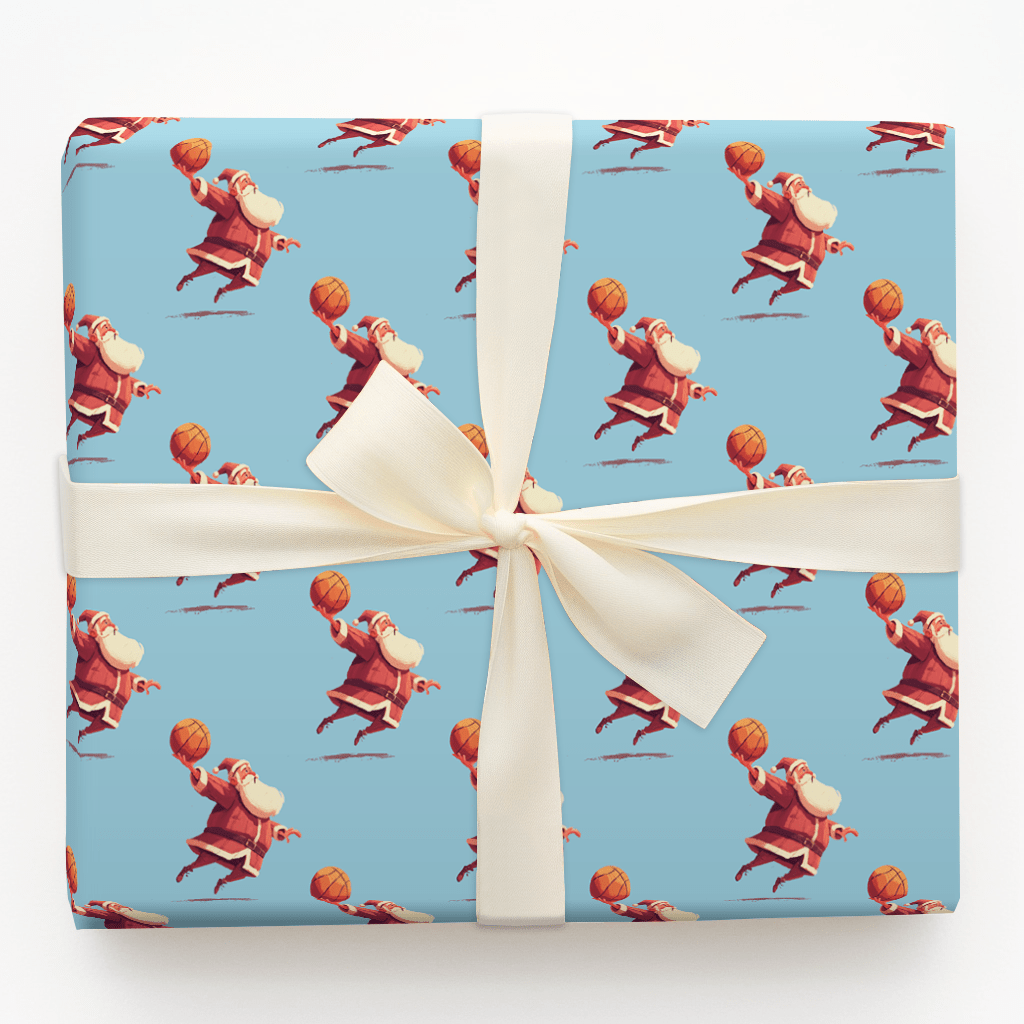 Holiday Hoopsters - Wrapping Paper - Aspen & Arlo