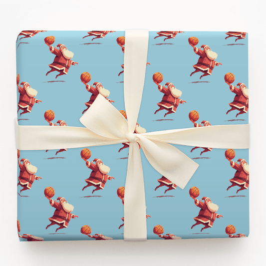 Holiday Hoopsters - Wrapping Paper - Aspen & Arlo