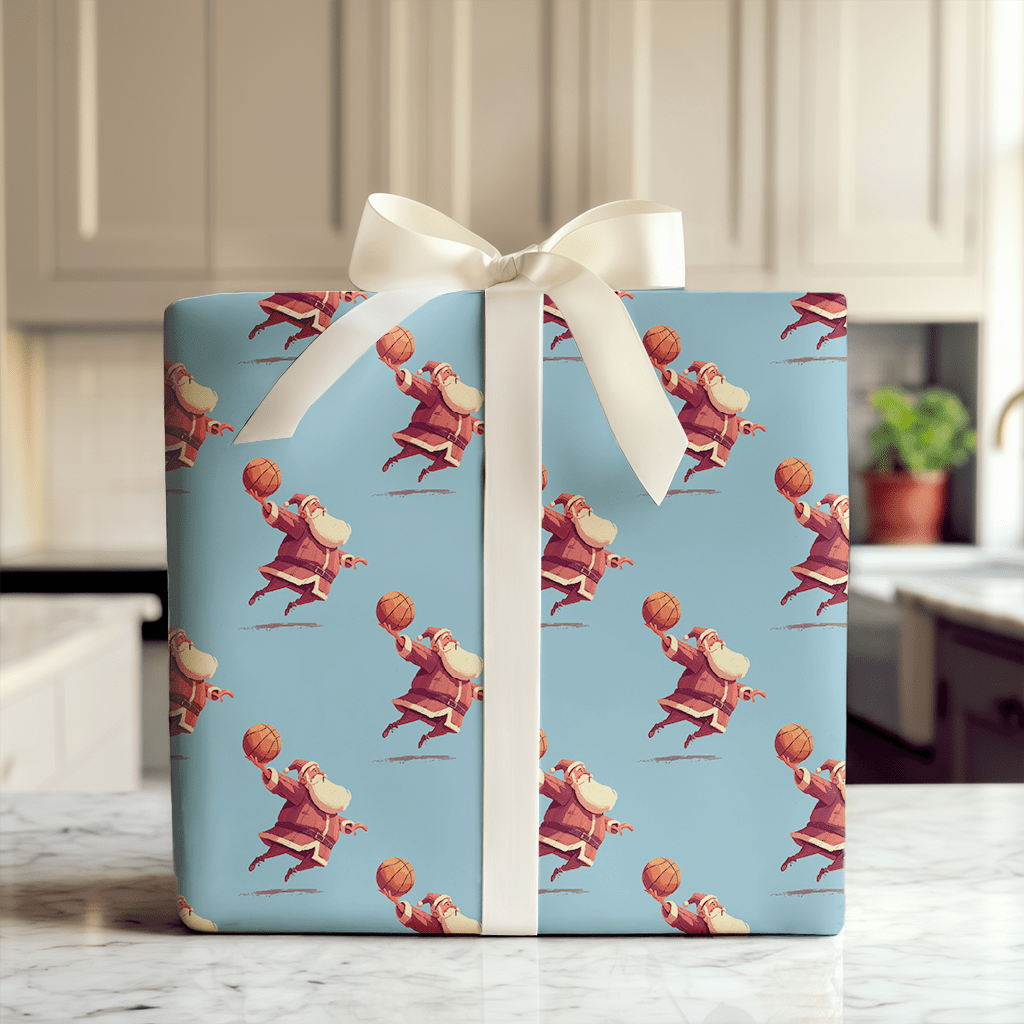 Holiday Hoopsters - Wrapping Paper - Aspen & Arlo