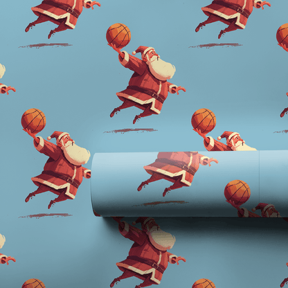 Holiday Hoopsters - Wrapping Paper - Aspen & Arlo