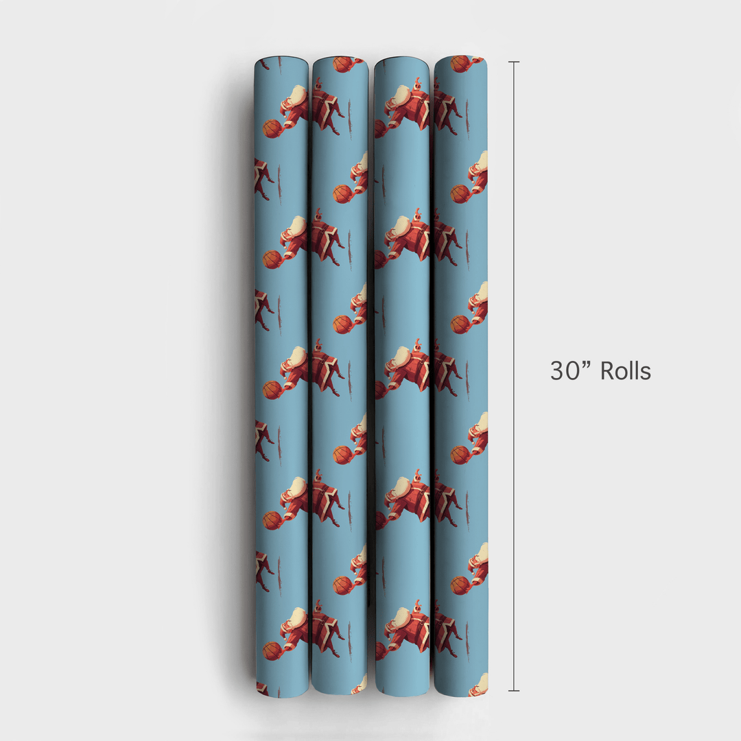 Holiday Hoopsters - Wrapping Paper - Aspen & Arlo